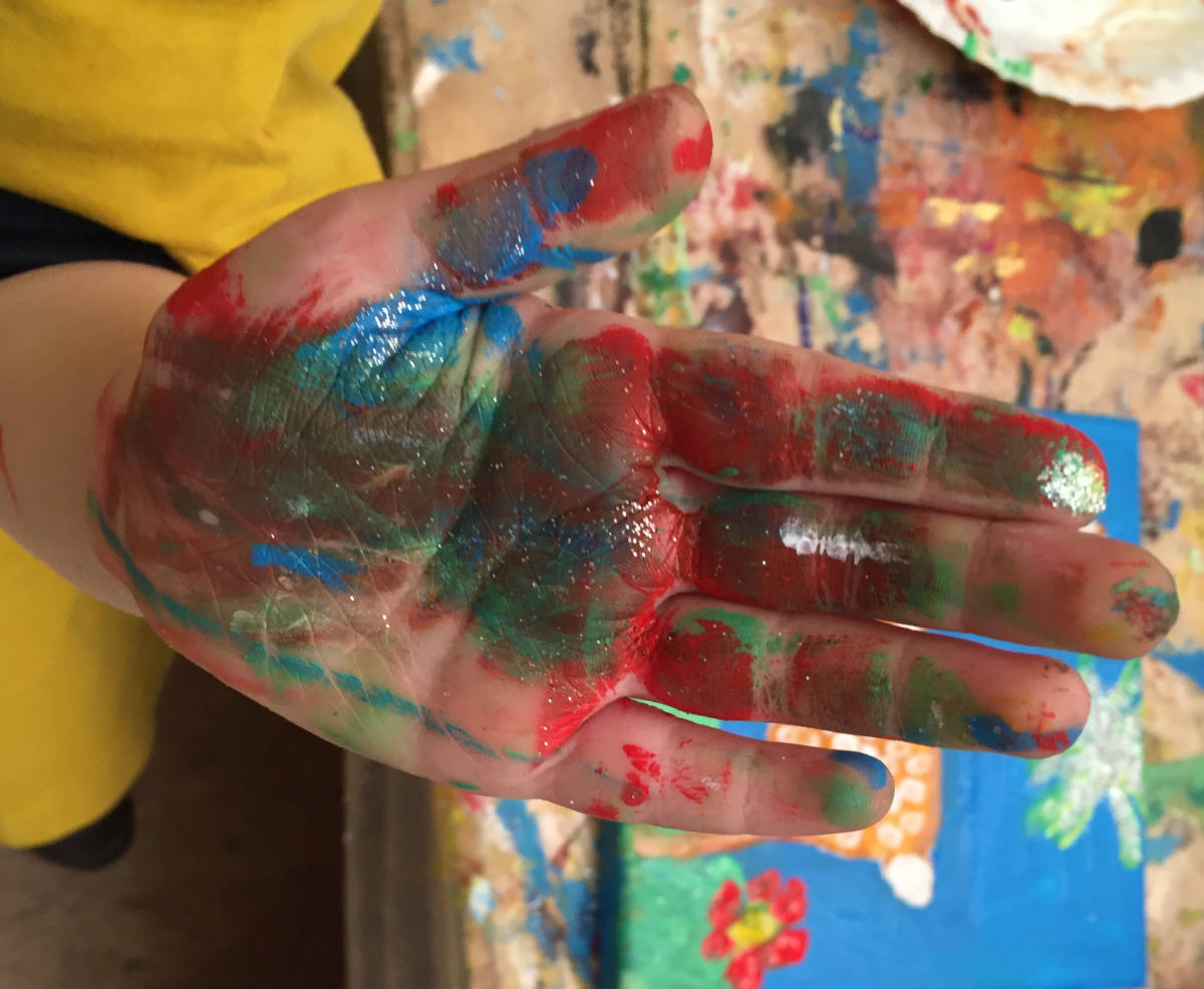 Kreativ Programm für Kinder Malen, Tonen, Rahmen gestalten